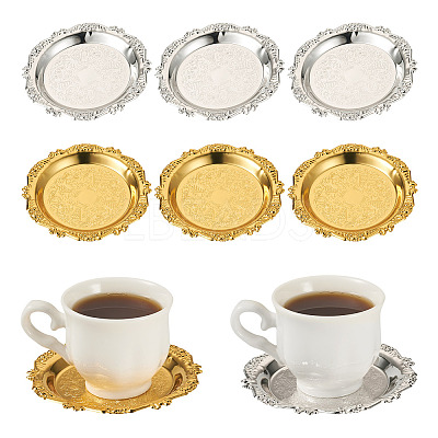 8Pcs 2 Colors Iron Tray DIY-MB0003-09-1