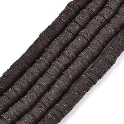 Handmade Polymer Clay Beads Strands CLAY-R089-6mm-110-1