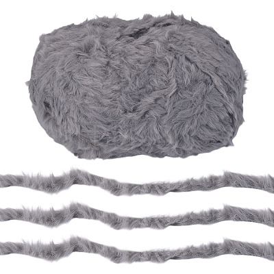 Super Bulky Faux Mink Fur Polyester Yarn YCOR-TAC0001-02D-1