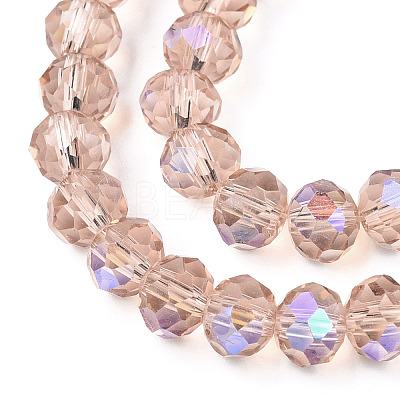 Electroplate Glass Beads Strands EGLA-A034-T1mm-L22-1