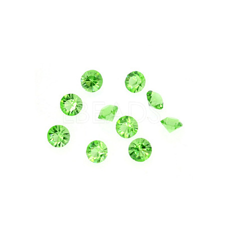 Glass Rhinestone Cabochons GLAA-TAC0005-3mm-08-1