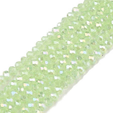 Electroplate Glass Beads Strands EGLA-A044-J2mm-B08-1