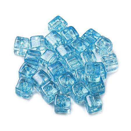 500Pcs Transparent Crackle Glass Beads EGLA-NH0001-01E-1