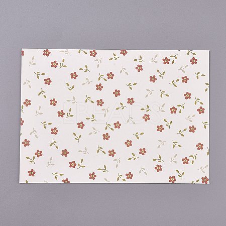 Paper Envelope Flower Pattern DIY-WH0148-15B-1