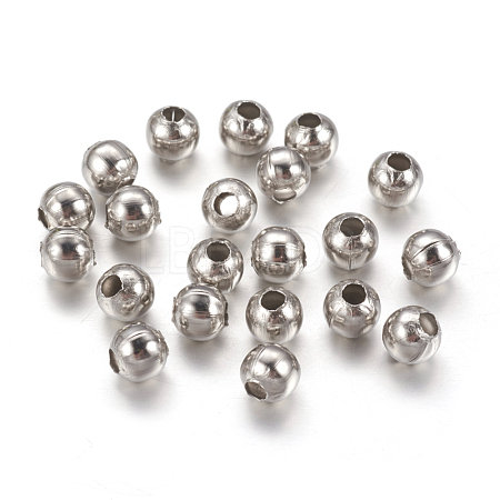 Tarnish Resistant 304 Stainless Steel Spacer Beads STAS-I020-08-1