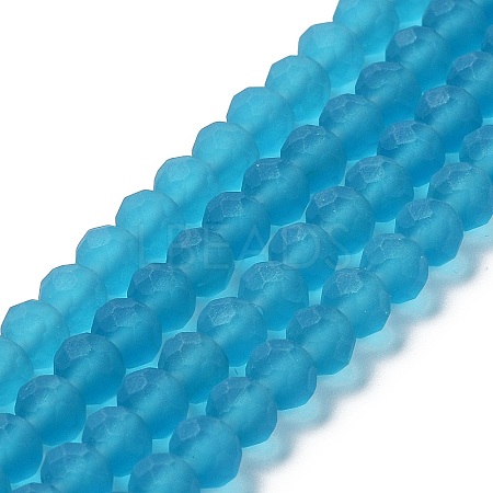 Transparent Glass Beads Strands EGLA-A034-T8mm-MD27-1