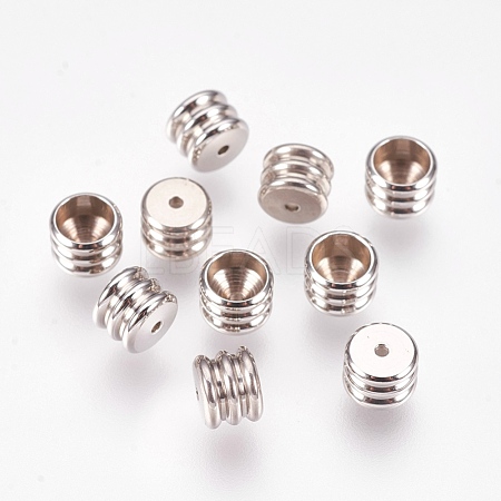 Tarnish Resistant 201 Stainless Steel Cord Ends STAS-L205-22P-1