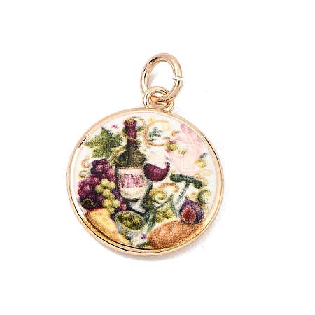 Brass Pendants KK-CBA867D-01G-C-1