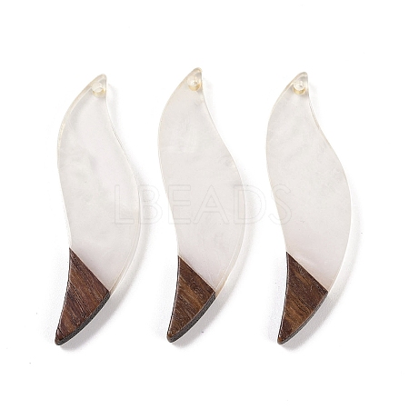 Resin & Wood Big Pendants WOOD-F015-18H-1