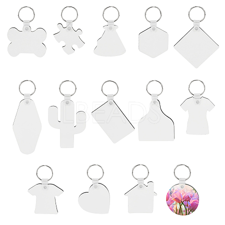 Sublimation Double-Sided Blank MDF Keychains KEYC-GA0001-38-1