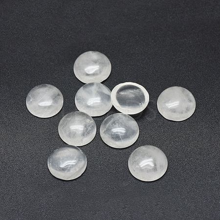 Natural Quartz Crystal Cabochons G-G788-D-10-1