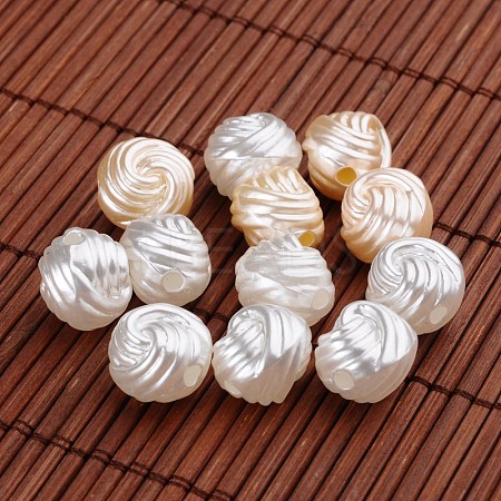 Acrylic Imitation Pearl Beads Flower Mixed Color 