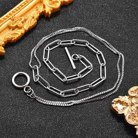 Non-Tarnish 304 Stainless Steel Chain Necklaces NJEW-JN02767-1