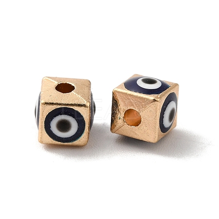 Alloy Enamel Beads ENAM-D049-01KCG-01-1