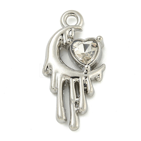 Alloy Resin Pendants PALLOY-S029-02B-1