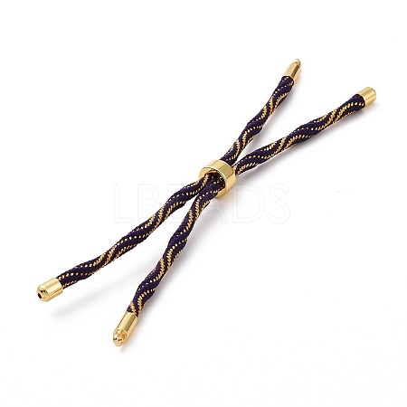 Nylon Cord Silder Bracelets MAK-C003-03G-23-1