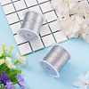 2 Rolls Round PET Metallic Thread MCOR-TADJ0001-01A-02-5