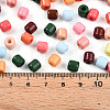 Opaque Colours Glass Seed Beads SEED-N007-14F-4