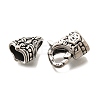 304 Stainless Steel Fold Over Clasps STAS-R140-10AS-01-2