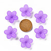 Frosted Acrylic Bead Caps MACR-S371-08A-747-3