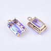 Transparent Glass Pendants GLAA-T007-20B-2