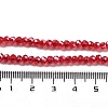 Electroplate Transparent Glass Beads Strands LS-EGLA-A035-T3mm-A01-4