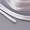 Nylon Satin Rattail Cords NWIR-L006-1mm-01-3