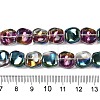 Electroplate Glass Beads Strands EGLA-N012-07V-4
