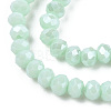 Electroplate Glass Beads Strands EGLA-A034-P1mm-A20-3