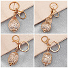   8Pcs 4 Styles Iron Bead Cage Connector Charms FIND-PH0009-38-6