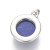 Natural Lapis Lazuli Pendants G-L512-B05-3