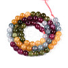 Natural White Jade Beads Strands G-Z097-A01-6mm-C-4