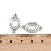 304 Stainless Steel Connector Cabochon Settings STAS-L303-29P-3