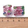 Handmade Bumpy Lampwork Beads Strands LAMP-K027-07G-2
