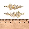 Brass Micro Pave Cubic Zirconia Pendants KK-F901-01G-G-3