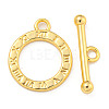 Brass Toggle Clasps KK-A223-20G-2