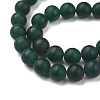 Natural Green Onyx Agate Beads Strands G-P001-16-3