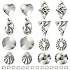 16Pcs 8 Style 201 Stainless Steel Pendants DIY-FS0005-37P-1