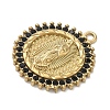 304 Stainless Steel & Rhinestone Pendants STAS-G371-09G-02G-2
