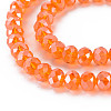 Electroplate Glass Beads Strands EGLA-A034-T1mm-A07-2
