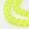 Baking Paint Transparent Glass Bead Strands X-GLAA-S031-4mm-30-1