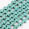 Synthetic Turquoise Beads Strands TURQ-G112-8x10mm-01-1