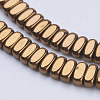 Electroplate Non-magnetic Synthetic Hematite Beads Strands G-J382-2x4x2mm-A07-2