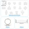 Sublimation Double-Sided Blank MDF Keychains KEYC-GA0001-38-2