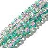 Crackle Glass Beads Strands CCG-C002-6mm-07-1