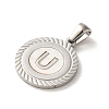 304 Stainless Steel Pendants STAS-I204-U-P-2