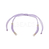 7 Colors Braided Nylon Cord Sets for DIY Bracelet Making AJEW-JB01240-2