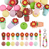 24Pcs 16 Styles Silicone Beads SIL-TA0003-03-2