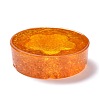 Resin with Natural Citrine Chip Stones Ashtray DJEW-F015-05H-3