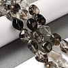 Glass Imitation Rutilated Quartz Beads Strands G-B078-D30-04-2